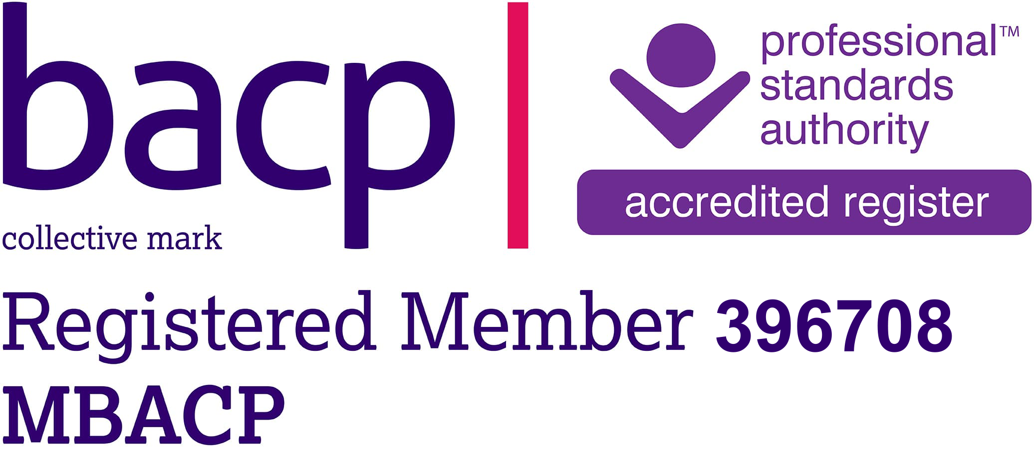 BACP Registered Member 396708 MBACP